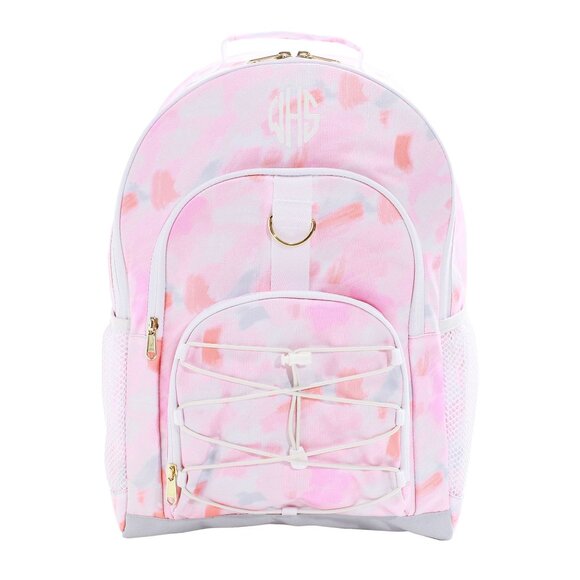 FLAWED Pottery Barn Teen | Gear Up Claire Pink Brushstrokes Backpack | - Picture 1 of 8